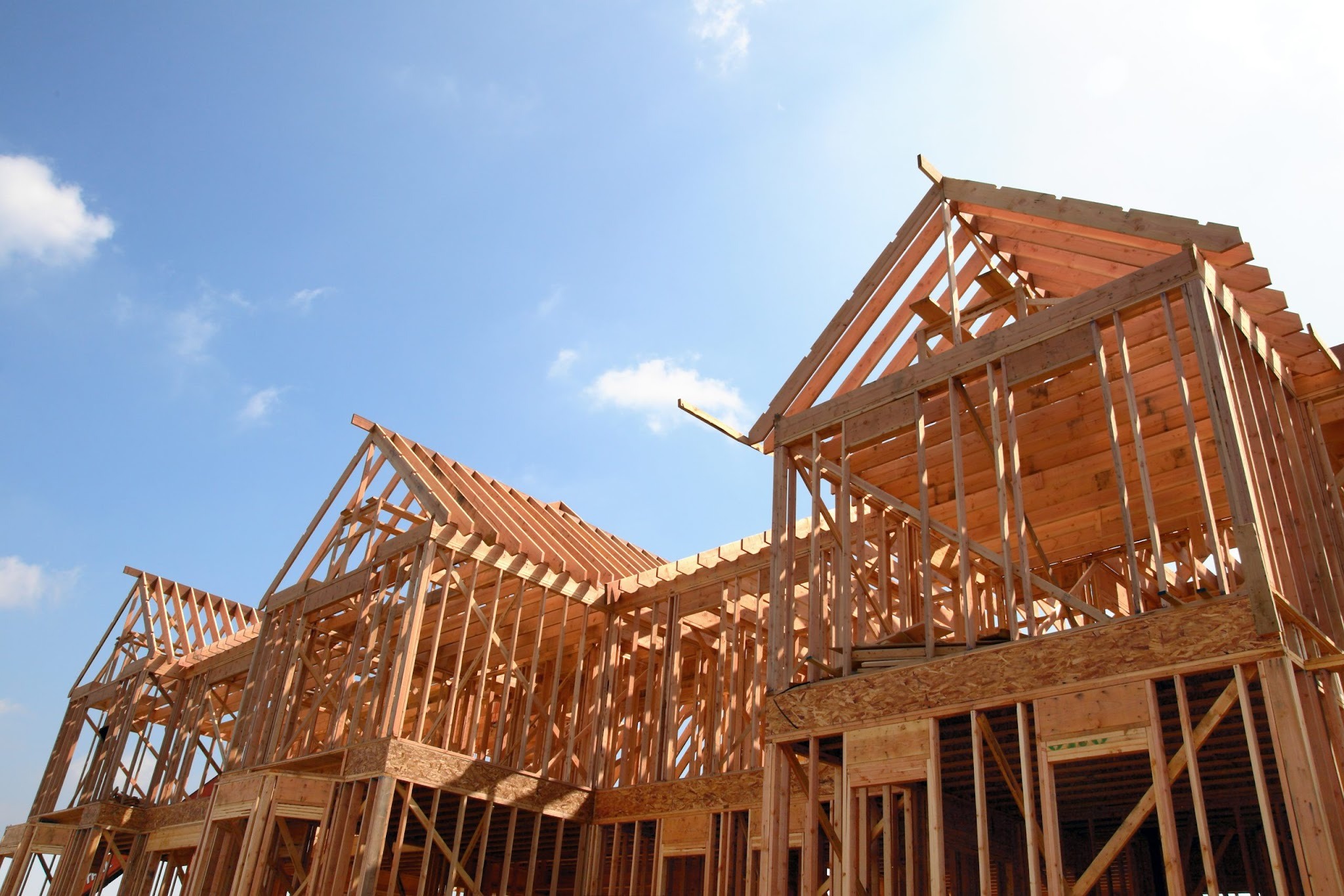 custom home under construction
